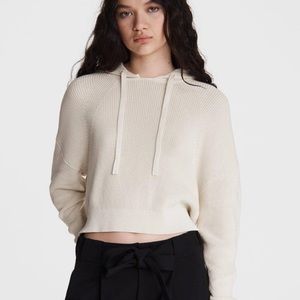 NWT Rag & Bone Hoodie XS Cream